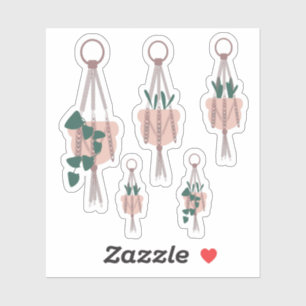 Pegatina Plantas Botánicas Colgadas Multiples Vegetación