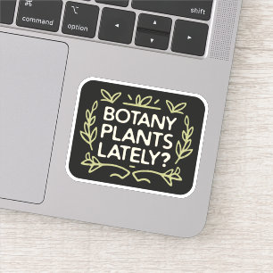 Pegatina Plantas botánicas últimamente colector de casquill