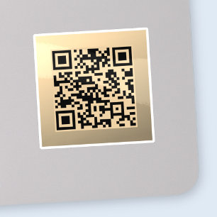 Pegatina Plantilla de código QR editable instantáneamente