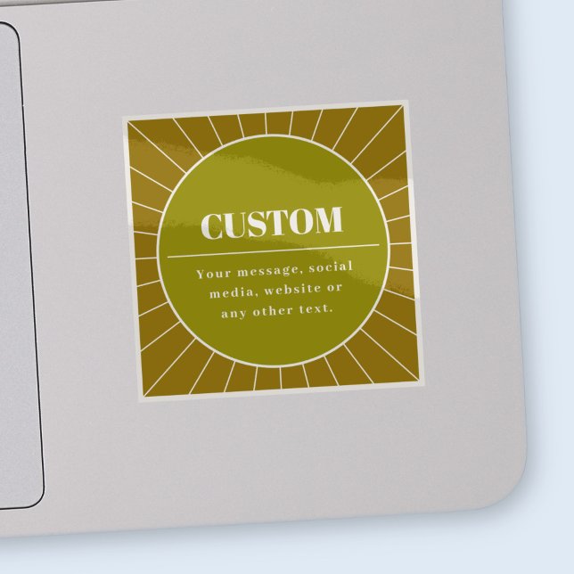 Pegatina Plantilla de diseño editable única inspirada en re (Subido por el creador)