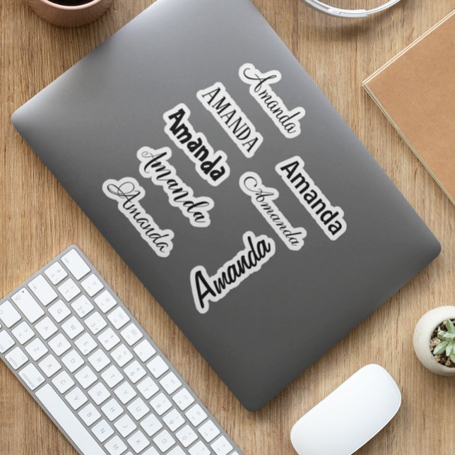Pegatina Plantilla de nombre personalizada (Subido por el creador)