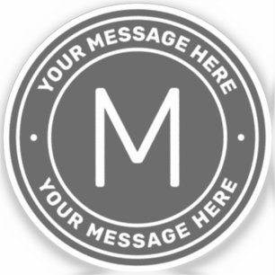Pegatina Plantilla de texto de personalizable   Transparent