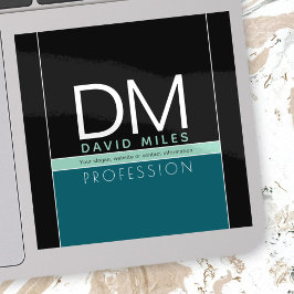 Pegatina Plantilla empresarial moderna | Personalizable Tod