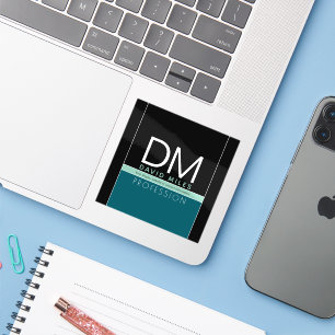 Pegatina Plantilla empresarial moderna   Personalizable Tod