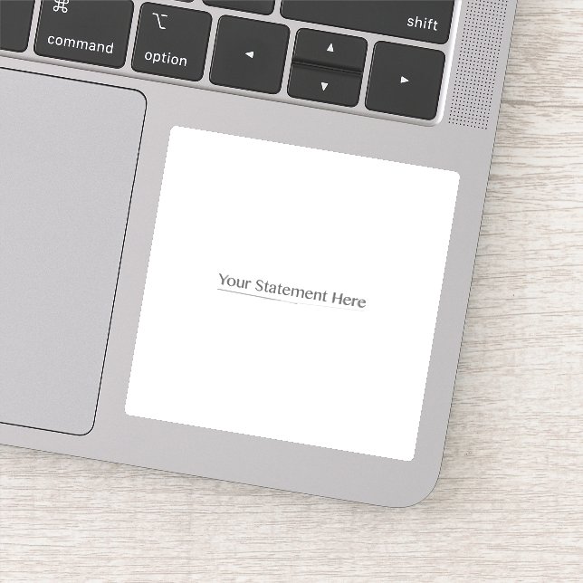 Pegatina Plantilla para ajustar cuadrado el texto aquí, Tra (Detalle)