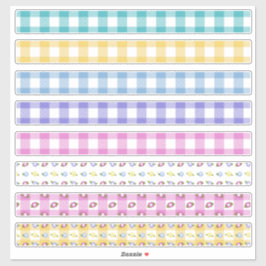 Pegatina Platos de las Flores de Primavera de Pascua