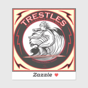 PEGATINA PLAYA CALIFORNIA DEL SAN ONOFRE DE LOS CABALLETES