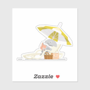 Pegatina Playa de Mia