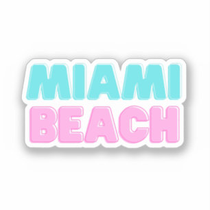 Pegatina Playa de Miami