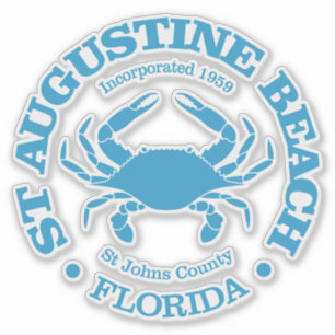 Pegatina Playa de San Agustín (cangrejo)