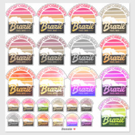 Pegatina Playa Jericoacoara