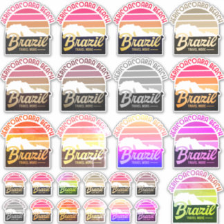 Pegatina Playa Jericoacoara