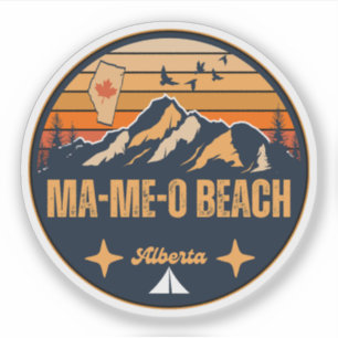 Pegatina Playa Ma-Me-O, Alberta