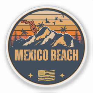 Pegatina Playa México, Florida