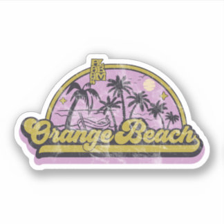 Pegatina Playa Naranja, Alabama