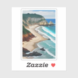 Pegatina Playa Paradise