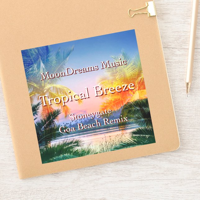 Pegatina Playa Tropical Breeze Goa (Cuaderno)