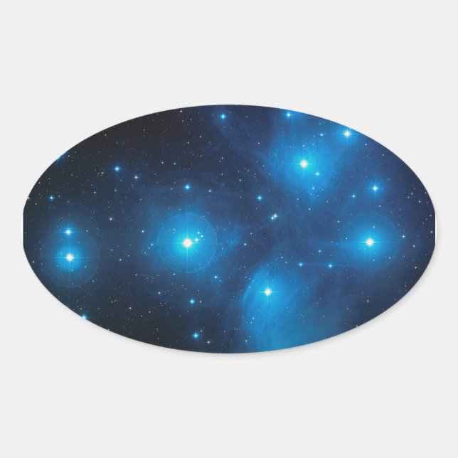 Pegatina Pleiades Oval (Anverso)