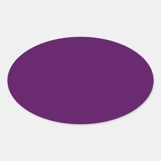 Pegatina Plum Purple Oval (Anverso)