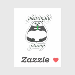 Pegatina Plump Panda