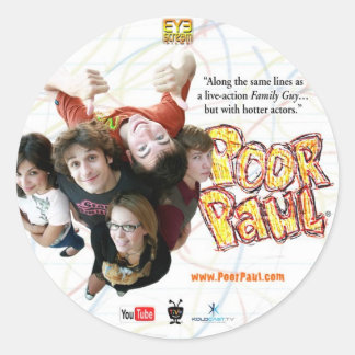 Pegatina pobre de Paul