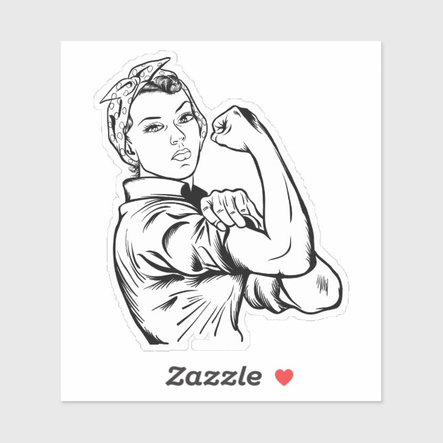 Pegatina Podemos hacerlo (Hoja)