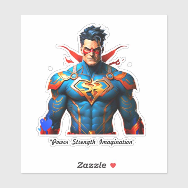 Pegatina "Poderoso Creador de Caracteres" (Hoja)