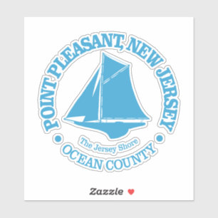 Pegatina Point Pleasant NJ (sloop)