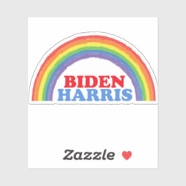 Pegatina Política del arcoiris de Cuaderno Biden Harris