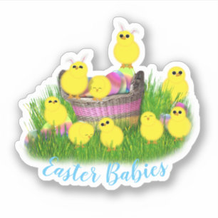 Pegatina Pollitos de Pascua