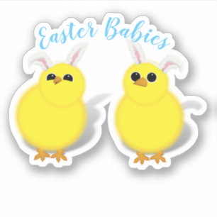 Pegatina Pollitos de Pascua