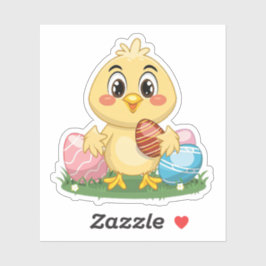 Pegatina Pollo de Pascua