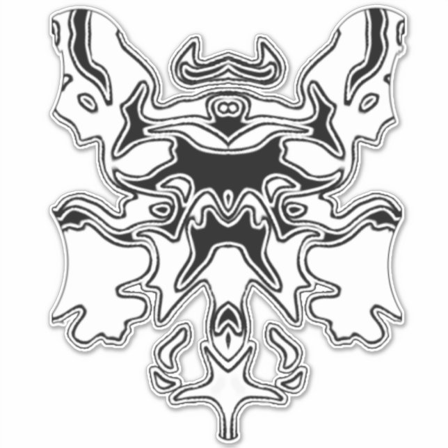 Pegatina Pollo malo 2 (Anverso)