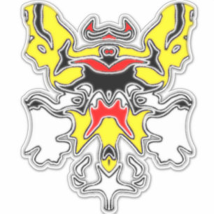 Pegatina Pollo malo 5