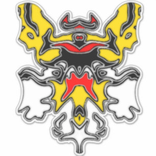 Pegatina Pollo malvado 1