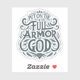 Pegatina Ponte la armadura