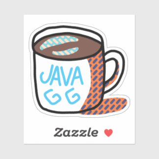 Pegatina Pop Art Java Mug