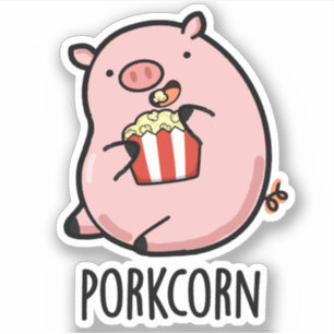 Pegatina Popcorn Pun