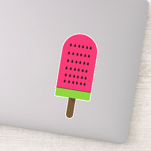 Pegatina Popsicina de sandía rosa suave