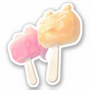 Pegatina Popsicles de caracteres