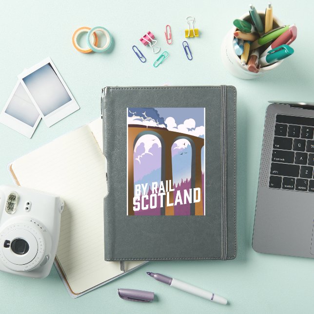 Pegatina Por Ferrocarril Escocia (Funda para iPad)