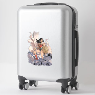 Pegatina Portada de historieta de mujer maravilla #13