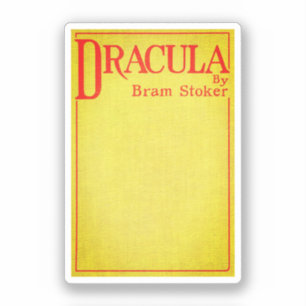 Pegatina Portada del Drácula de la primera edición