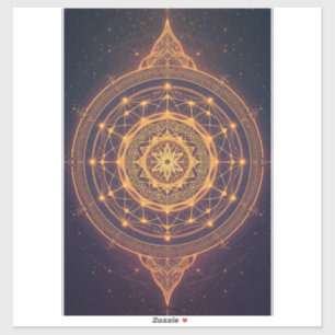 Pegatina Portal de la Luz Infinita – Un Mandala Sagrado
