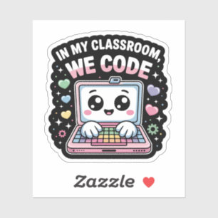 Pegatina Portátil de codificación Kawaii – Ciencias de la C