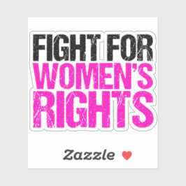 Pegatina Portátil "Fight for Women's Rights Pro Choice"