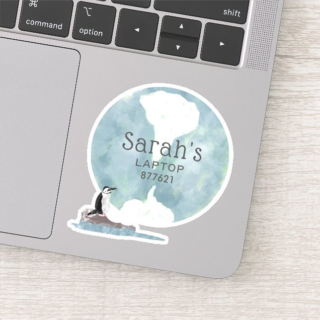 Pegatina Portátil Penguin (Detalle)