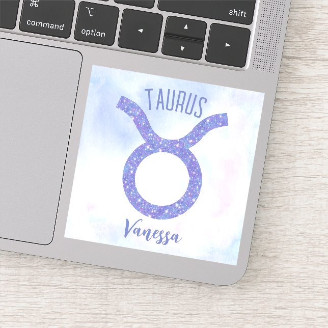 Pegatina Portátil personalizado de Rótulo de astrología de  (Detalle)