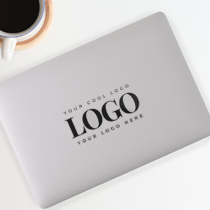 Pegatina Portátil Rectangle con logotipo de empresa persona