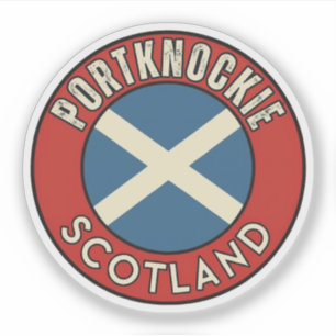 Pegatina Portknockie, Escocia